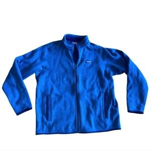 SOLD Patagonia Blue Better Sweater Fleece Full Zip Up Jacket Mens XL